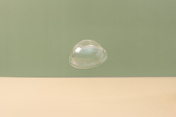 89mm PET Plastic Dome Lids - Ultra Clear - Image 4