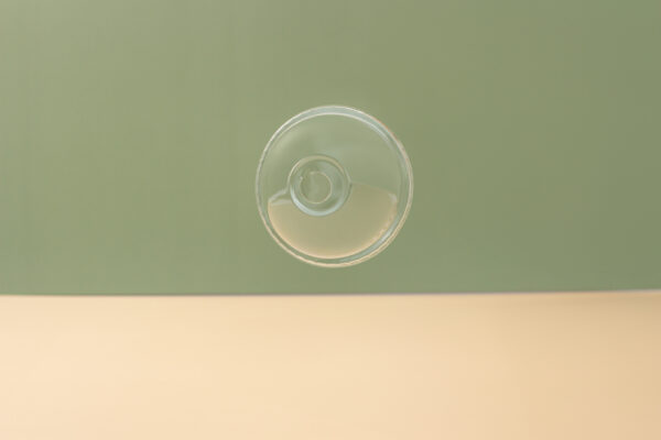 98mm PETE Plastic Dome Lids - Ultra Clear - Image 2