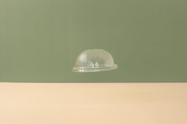 98mm PETE Plastic Dome Lids - Ultra Clear - Image 4