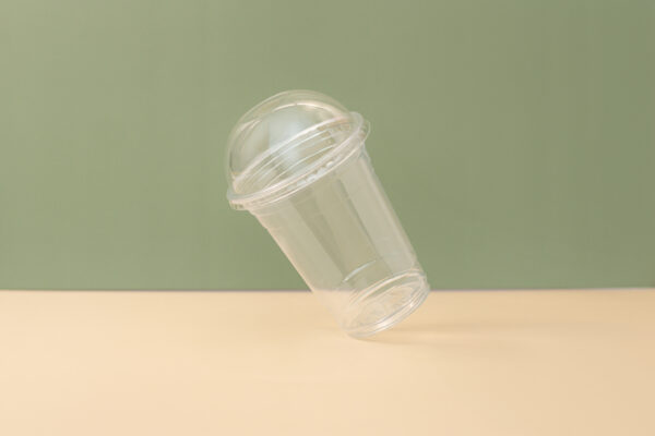 98mm PETE Plastic Dome Lids - Ultra Clear - Image 6