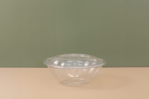 24oz PET Salad Bowl w. Lid - Image 3