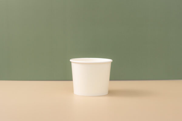 13OZ White Double-Poly Coated Paper Food Cup (390ML)