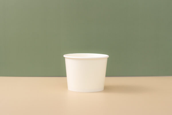 16OZ White Double-Poly Coated Paper Food Cup (520ML)