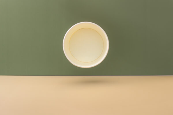 16OZ White Double-Poly Coated Paper Food Cup (520ML) - Image 2