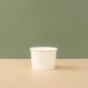 6OZ Double Poly-Coated Paper Food Cup (180ML) with Lid. - Image 2
