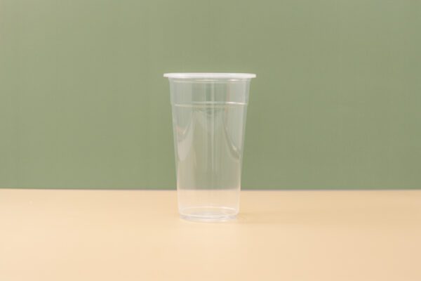Y-Shape 95mm PP Plastic Cup (22oz) - Clear