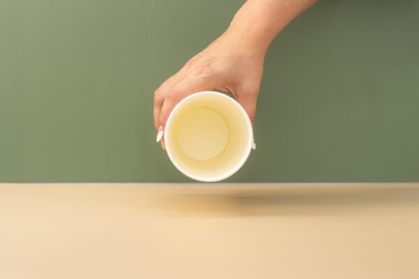 Paper Hot Cup Single Wall - Lemon Design (22oz) - Image 5