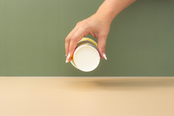 Paper Hot Cup Single Wall - Lemon Design (22oz) - Image 6