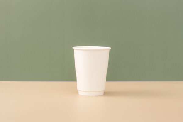 Paper Hot Cup White Double-Walled (12oz) - Image 2