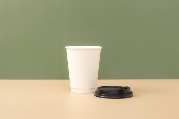 Paper Hot Cup White Double-Walled (12oz)