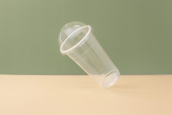 95mm PET Plastic Dome Lids - Ultra Clear - Image 5