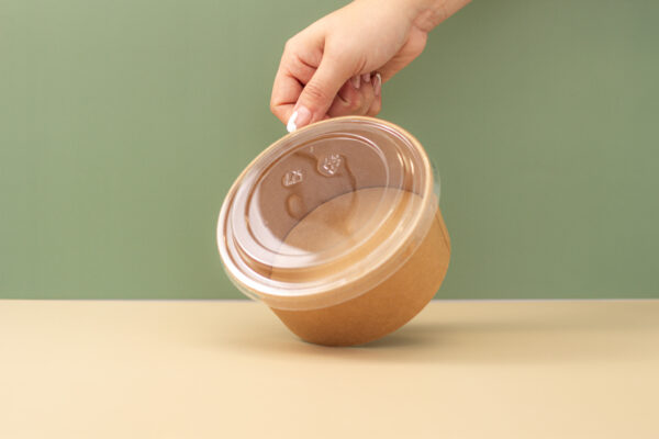 34OZ Paper Bowl (Wide) (1000ML ) with Lid.