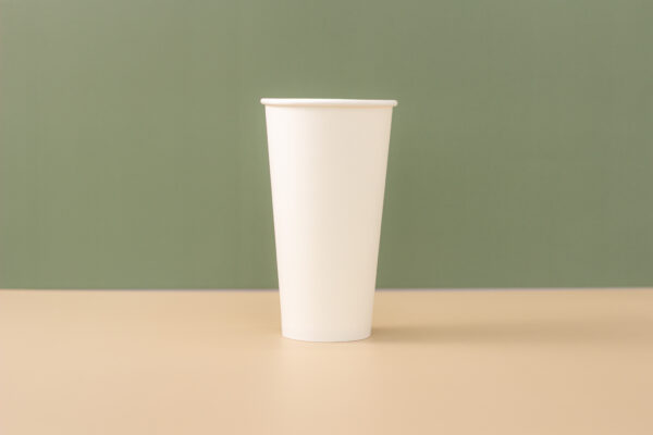 Paper Hot Cup White Single-Walled (16oz)