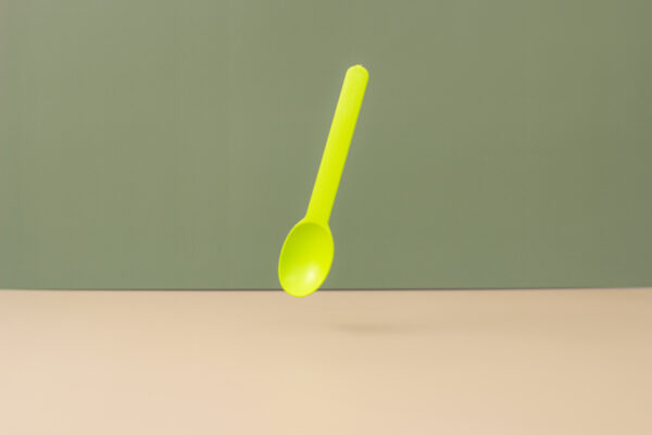 Corn Starch Ice Cream Spoon (Green)