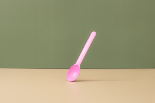 Corn Starch Ice Cream Spoon (Pink)