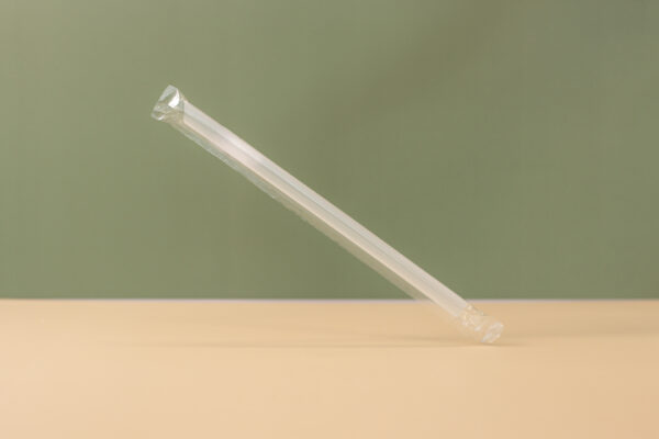 0.7X23CM Smoothie Straw Indiv. Wrap (Clear) - Image 2