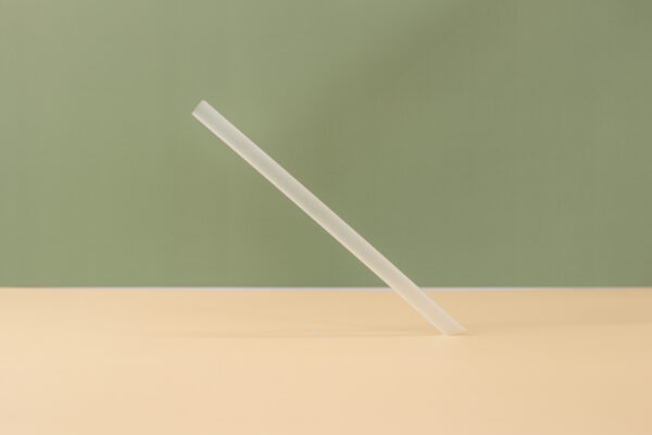 0.7X23CM Smoothie Straw Indiv. Wrap (Clear)