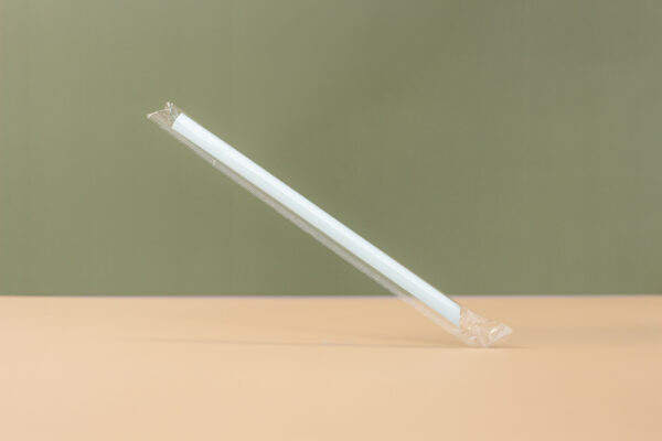 1.2X23CM BUBBLE TEA PLASTIC STRAW IND. WRAP (COLORS) - Image 3