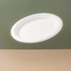 10x8 inch Oval Sugarcane Plate - Image 2