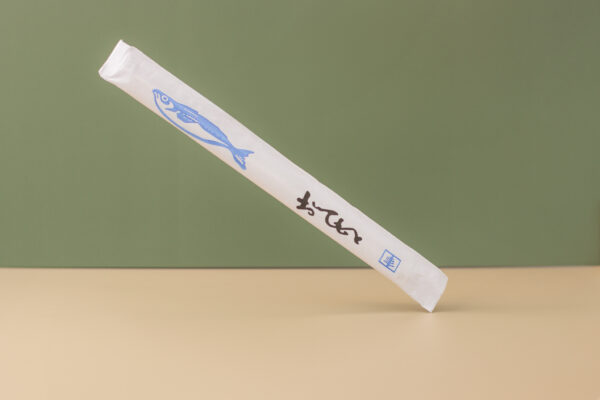 JS-Chopsticks Wrapped - Blue Fish - Image 2