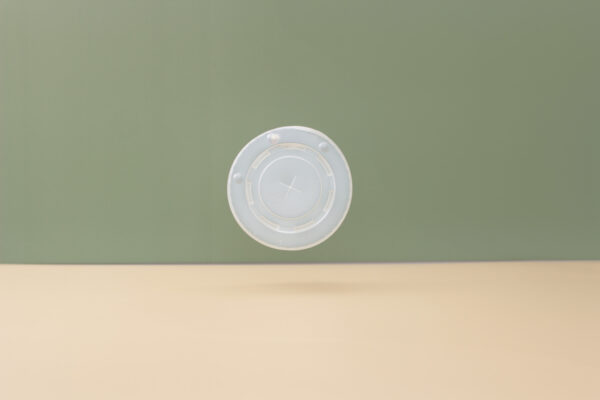 90mm PETE Flat Lid - Ultra Clear or Frosted - Image 2