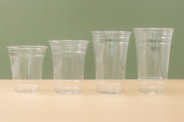 98mm PETE Plastic Cups (12oz, 16oz, 20oz or 24oz) - Ultra Clear