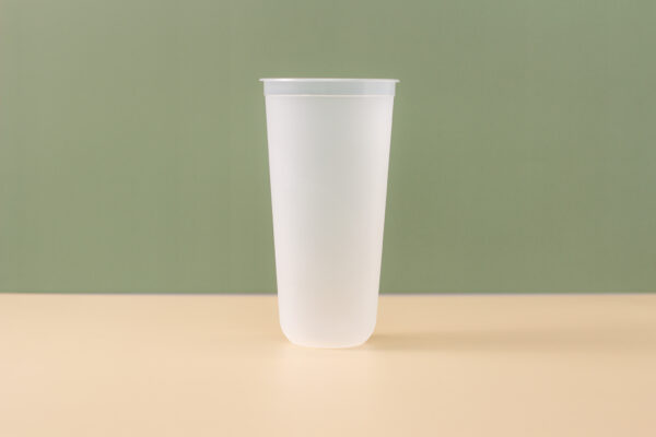 U-Shape 90mm Crystal Cup Hard (16oz or 22oz) - Frosted