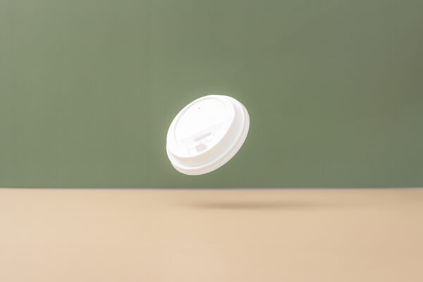 90 Hot Cup Lid - White - Image 3