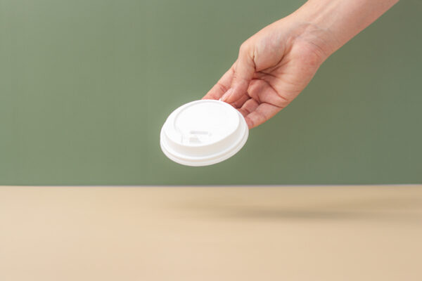 90 Hot Cup Lid - White