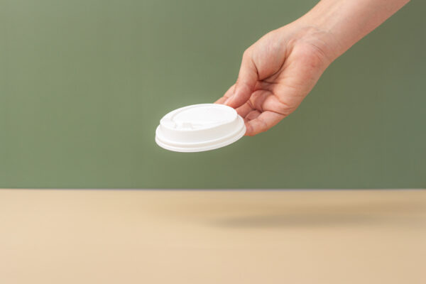 90 Hot Cup Lid - White - Image 6