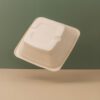 24OZ Sugarcane Square Bowl with Lid. - Image 3