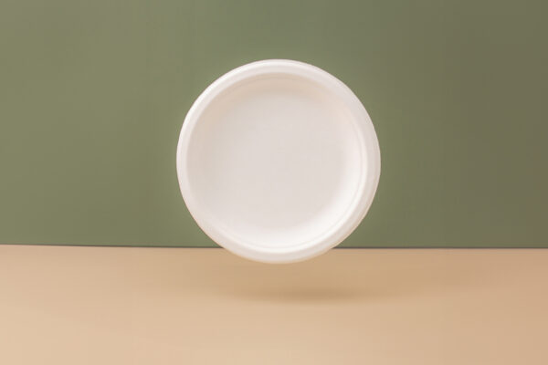 10 Inch Round Sugarcane Plate