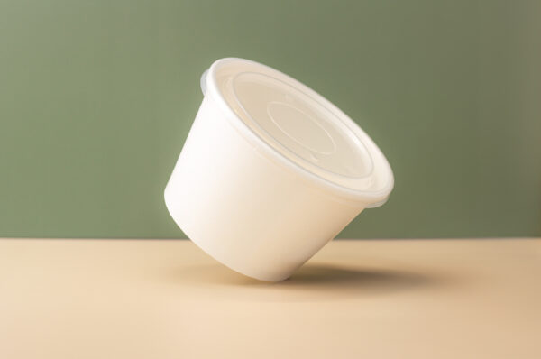 50OZ White Paper Ramen Bowl (1500ML) with Lid.